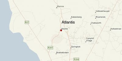 Карта Атлантыс Кейптаўн 