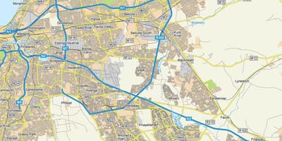 Карта Делфт Кейптаўн