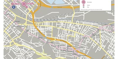 Карта Солт-Рывер-Кейптаўн
