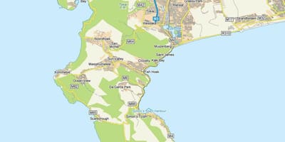 Карта Фіш Хук, ПАР