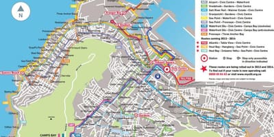 Карта залатога аўтобусны маршрут стрэлку 