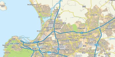 Карта edgemead Кейптаўн